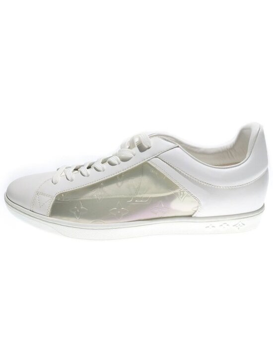 Louis Vuitton Luxembourg Line Monogram Leather Low-cut Sneakers White Ms0290